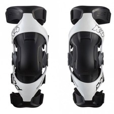 POD MX (Adulto) K4 2.0 Ginocchiere Motocross (Coppia) - Bianco