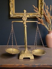 Vintage Brass Balance Scales