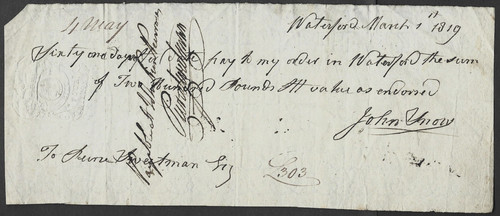 1819 pierce sweetman - 1819, waterford