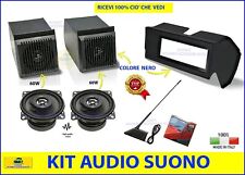 Kit audio per Panda 141 autoradio casse antenna mascherina radio stereo suono 