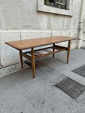 TAVOLINO DANESE 60s HANS WEGNER  TUCK MIDOLLINO TEAK QUERCIA OTTONE  COFFE TABLE