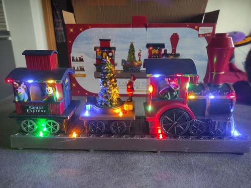 Trenino natale con luci - trenino, e