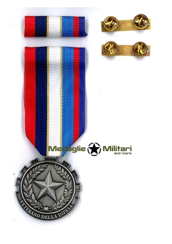 Medaglia nastrino veterano - /,