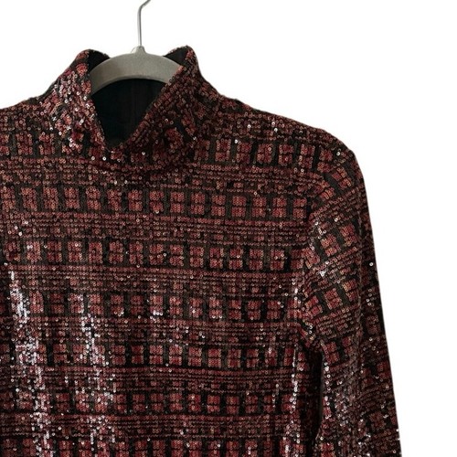 Top donna zara paillettes - top,