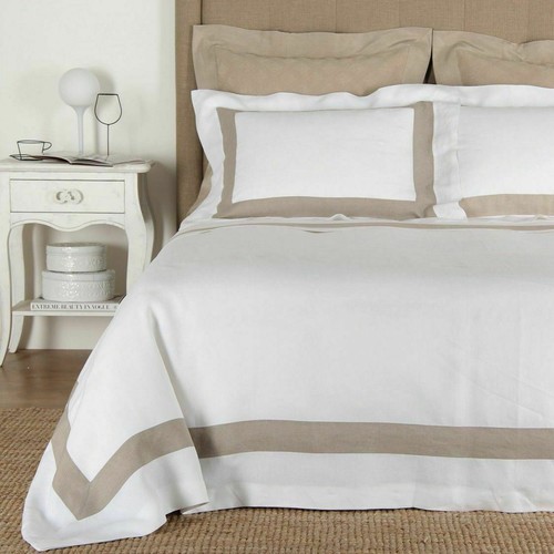 Frette bicolore queen duvet - queen,