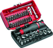 USAG 609 1/4 EB SERIE SET KIT CHIAVI A BUSSOLA CRICCHETTO E INSERTI BITS TORX