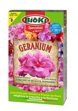 Bioki® GERANIUM Concime specifico per gerani e Piante Fiorite, astuccio da 900 g