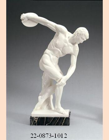 Scultura discobolo mirone - scultura, di