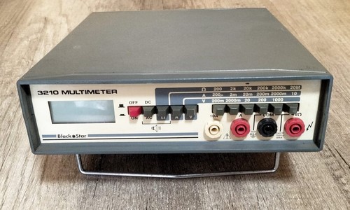 Multimetro banco 3210 - multimetro, black