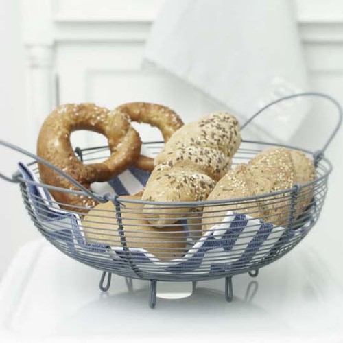 Cestino per pane metallo - il,