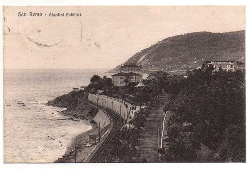Cartolina antica san remo - san,