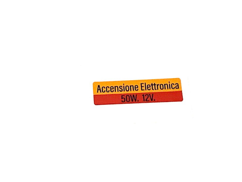 Adesivo sticker accensione - adesivo,