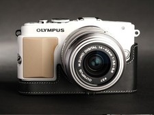 Borsa mezza fotocamera in vera