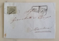 ANTICHI STATI VATICANO DUE PIEGHI 2 BAJ COLORI DIVERSI PER MANTOVA E SENIGALLIA