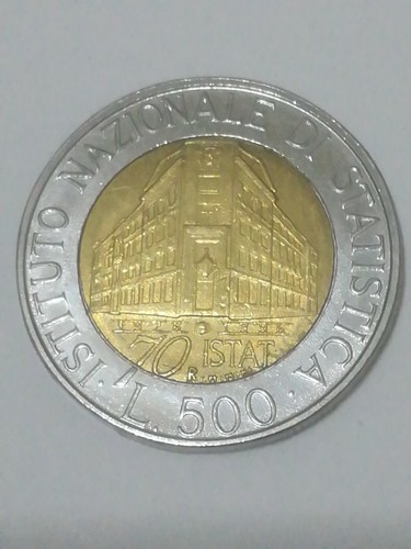 Moneta 500 lire istituto - moneta,