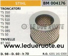 42011410300 FILTRO ARIA TRIVELLA MOTOTRIVELLA STIHL BT 360 98x60x70