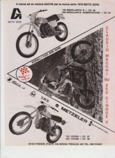 advertising Pubblicità MOTO GORI 125 /250 REG. CROSS  1978  MOTOITALIANE EPOCA