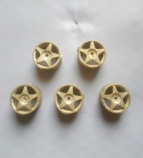 1/24 CERCHI SPEEDLINE LANCIA DELTA METALLO METAL WHEELS  HASEGAWA BURAGO