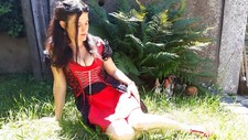 Gothic Dirndl 1 pezzo Abito sexy