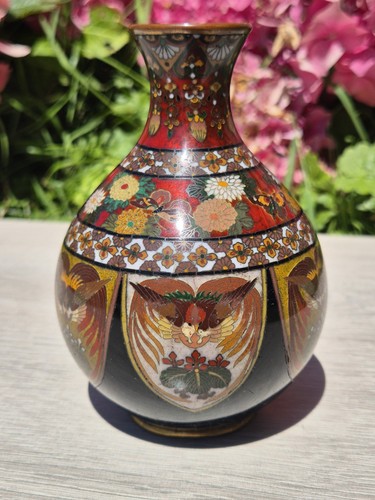 Vaso smaltato cloisonne