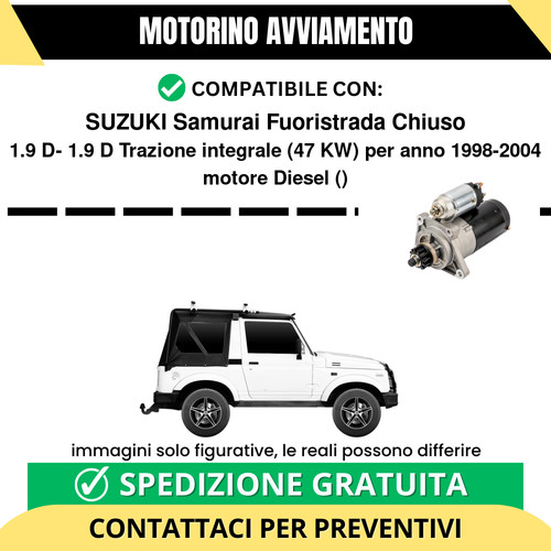 Motorino avviamento suzuki - motorino,
