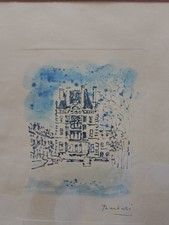 Litografia a colori di Orfeo