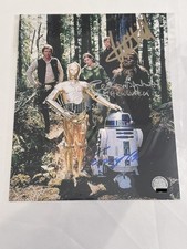 FOTO 8x10 firmata STAR WARS