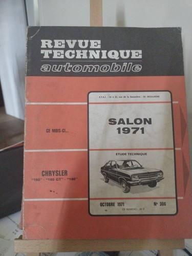 Revue technique automobile - automobile, n