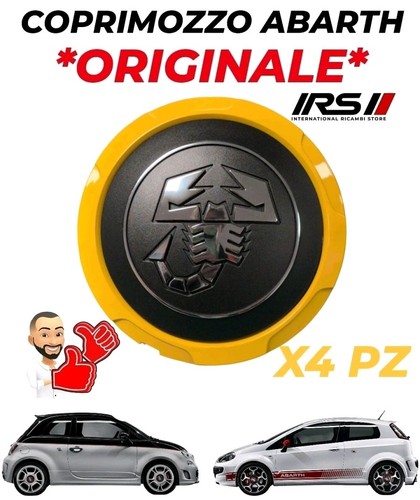 Coprimozzo abarth originale - coprimozzo,