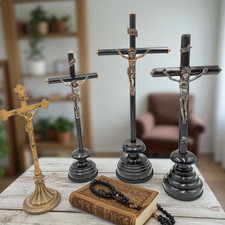 Crocifisso Antico (4) – Legno e Metallo, XIX Secolo (1850-1900)