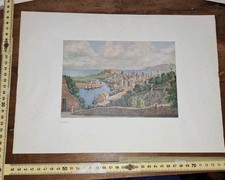 Stampa Vintage A Colori Liguria Savona