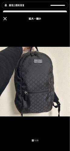 Zaino gucci modello nero - zaino,