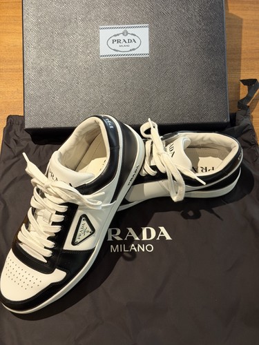 Prada downtown sneaker pelle - downtown,