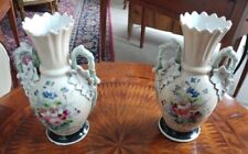 Coppia di vasi, dipinti a mano