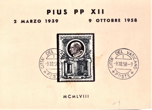 Vaticano 1953 papi - 1953,,