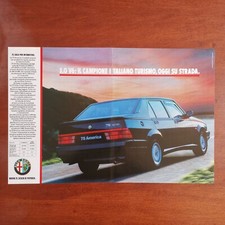 1989 Alfa 75 America - Original AD Advertising Pubblicità Vintage