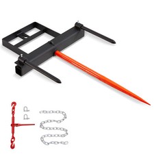 VEVOR Forca Balle di Fieno per Benna Trattore 3 Punti 725 kg Trattori Minipale