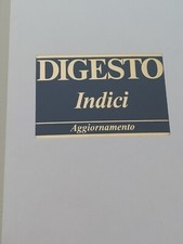 DIGESTO INDICE AGGIORNAMENTO