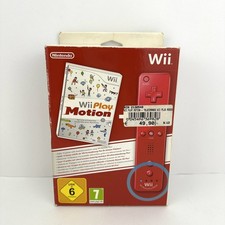 controller WIIMOTE rosso MOTION PLUS INSIDE per NINTENDO WII+gioco Play motion