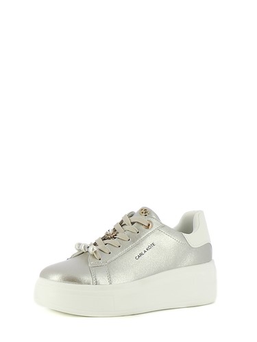 Sneakers stringate donna oro