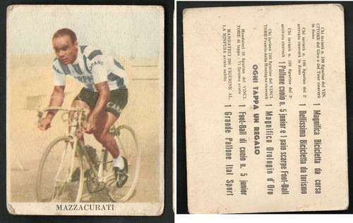 Figurina cartonata ciclismo - figurina,