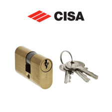 CILINDRO OVALE CISA 56mm 28-28 CENTRATO PER SERRATURA PORTA