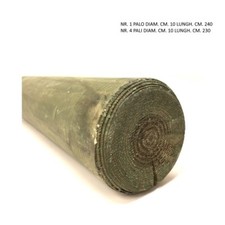 Kit 5 Pali in Legno diametro 10 cm per Altalena Doppia Seduta Bambini Giardino