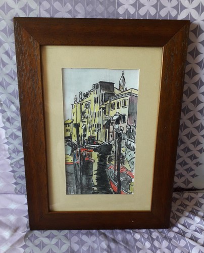 Quadro non firmato palazzi - quadro, firmato,
