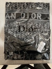 Scialla/sciarpa cashmire dior colore Nero/Grigio