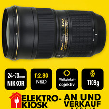 Nikon AF-S Nikkor 24-70 mm 1:2.8G ED N fotocamera obiettivo fotocamera obiettivo zoom