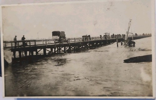 Ww1 foto ponte militare - foto, sull'