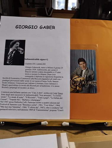 Autografo originale giorgio - autografo,