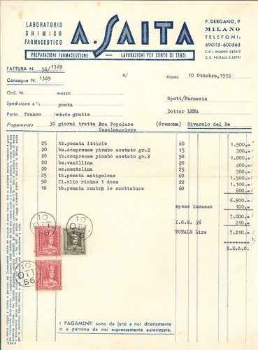 Fattura int saita - a.,