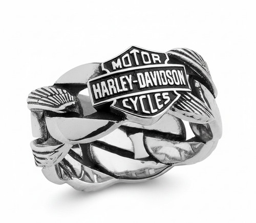 Anello uomo harley davidson - anello,